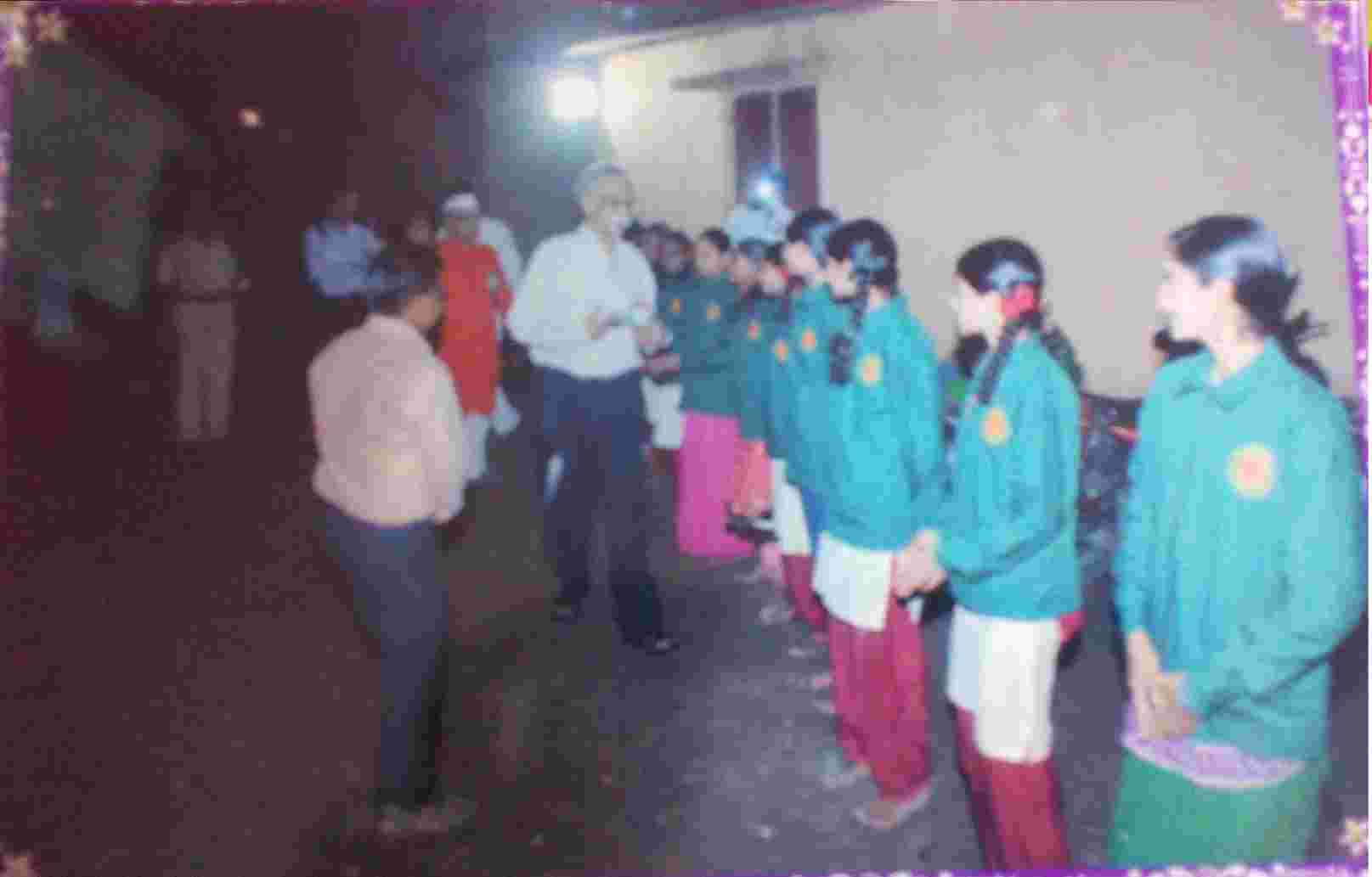 Discussion with the students
